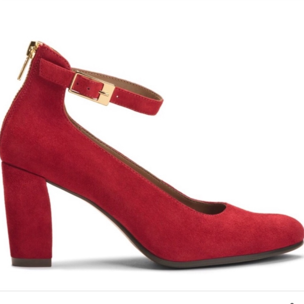Aerosoles suede leather heels